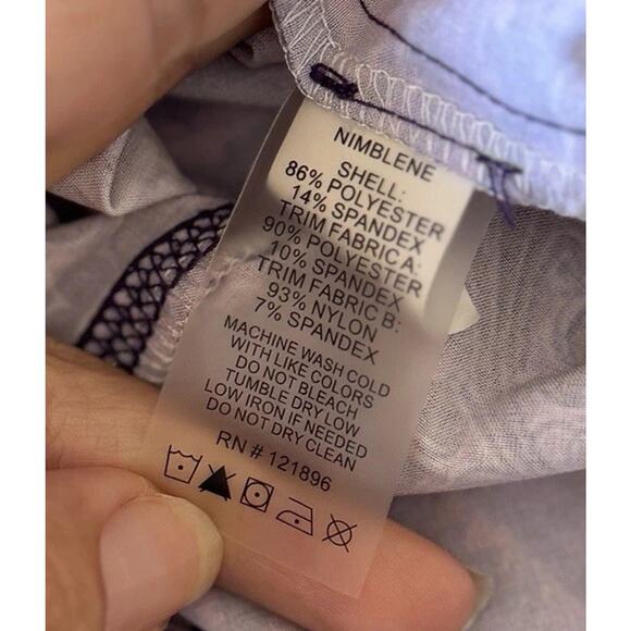 Title Nine Nimblene Dress Outdoor Golf Athletic Tropical Print Shelf Bra, 4 - Picture 10 of 11